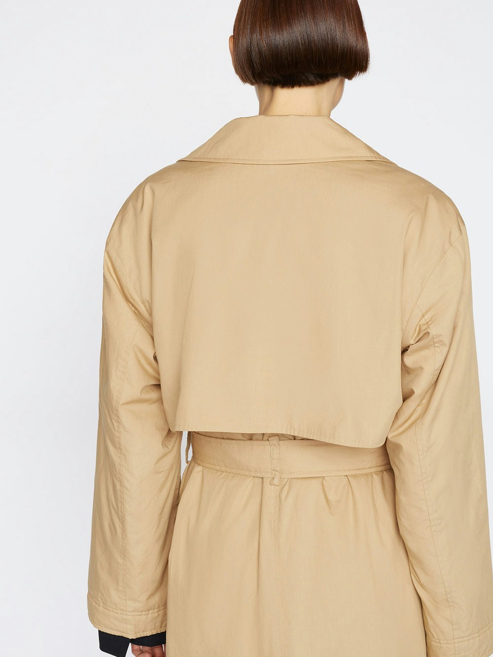 trench back view